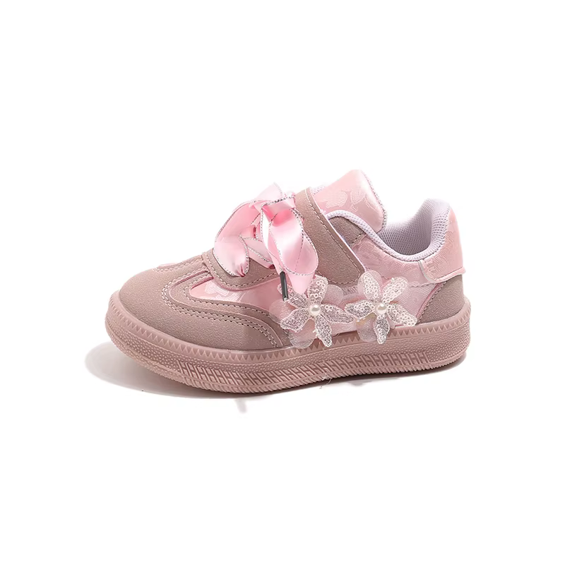 Baskets de Skate pour enfants, chaussures de marche pour tout-petits, ornement mignon, antidérapante