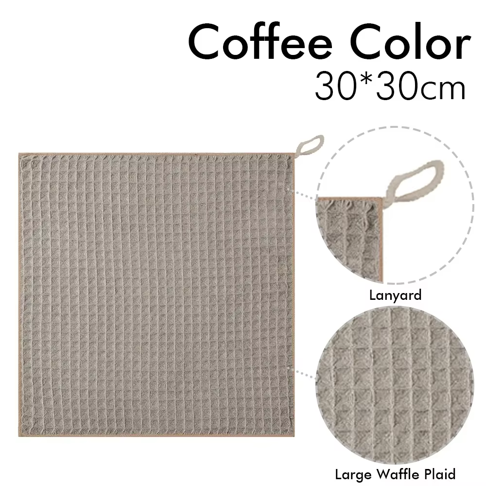 Serviette de Barista Super absorbante, chiffon spécial pour Machine à café, sans peluches, carrée, c