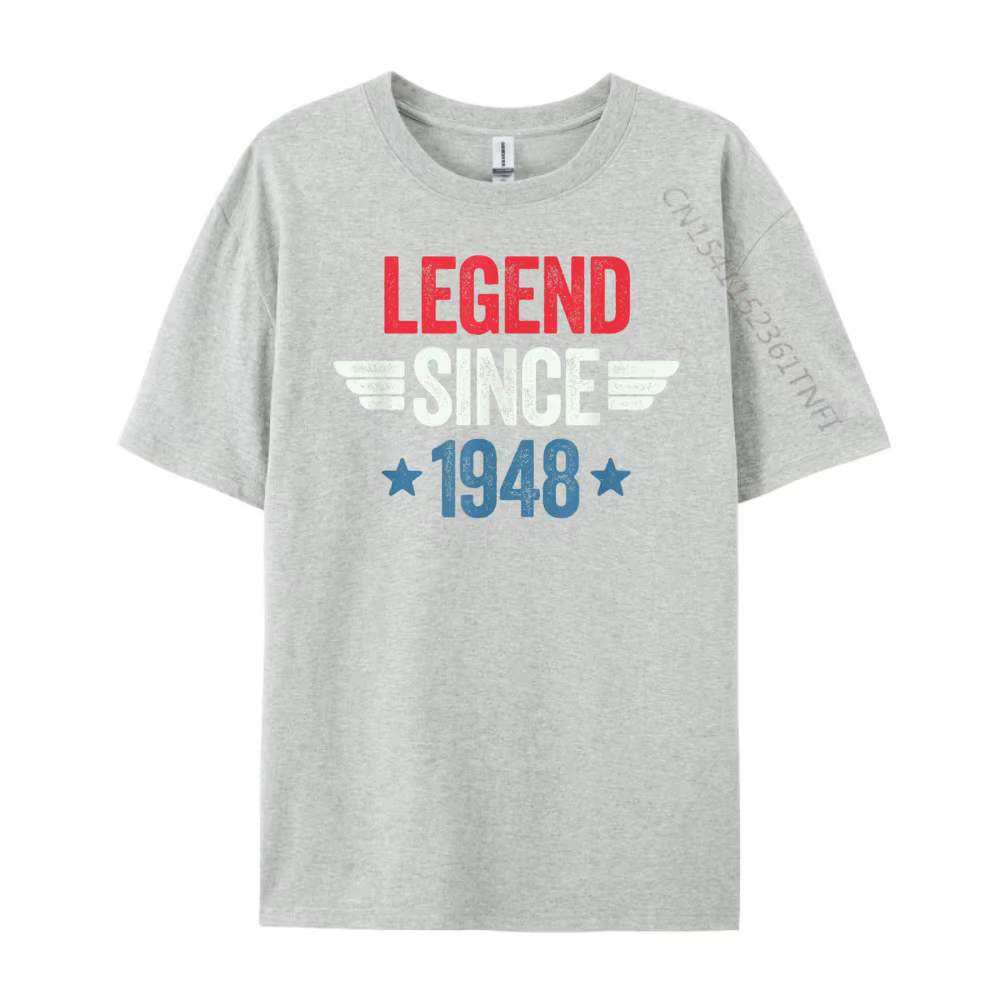 Légende depuis 1948 t-shirts graphiques nouvel an 2025 Halloween luxe T-Shirt homme imprimé T-Shirt
