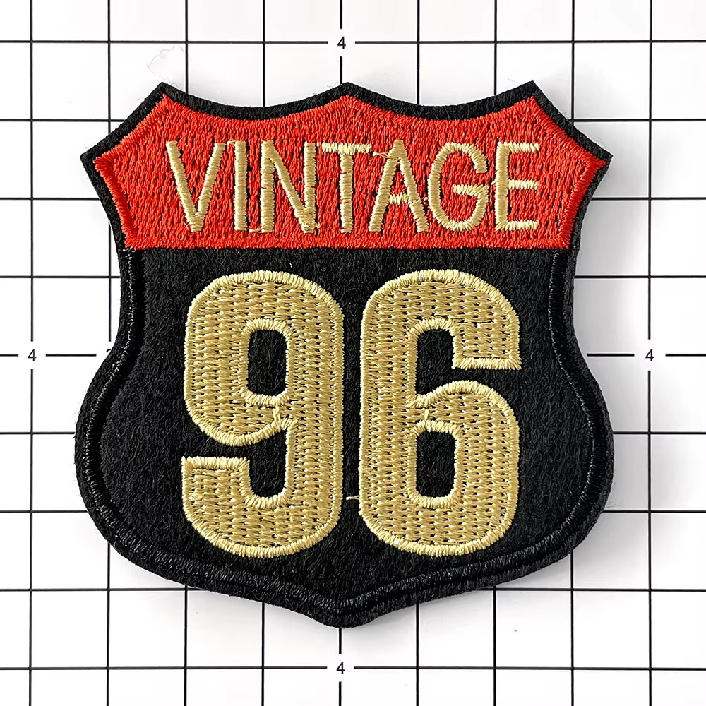 Appliques de réparation pour vêtements, style vintage 96, pour couvrir les trous, patchs brodés, acc