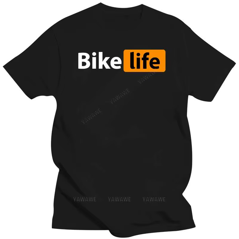 Bicicletas Life Hub Logo hommes T-Shirt marque de mode grande taille col rond mode coton personnalis