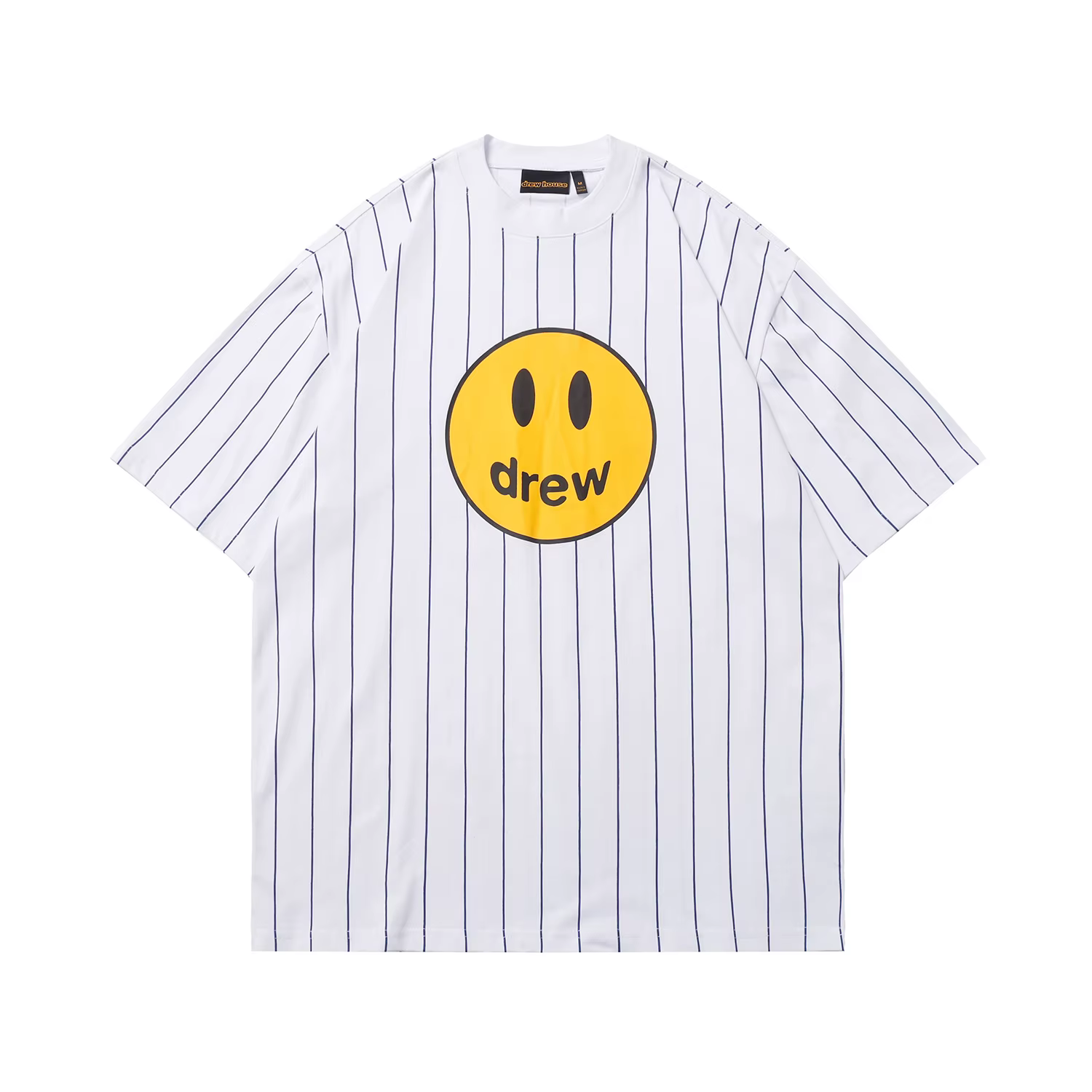 Drew House - Vente Flash : T-shirt imprimé avec logo pour homme et femme, coupe ample à manches cour