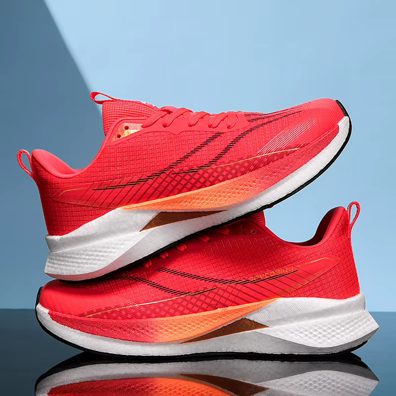Chaussures de course Marathon pour homme, baskets légères et confortables avec plaque en carbone, ch