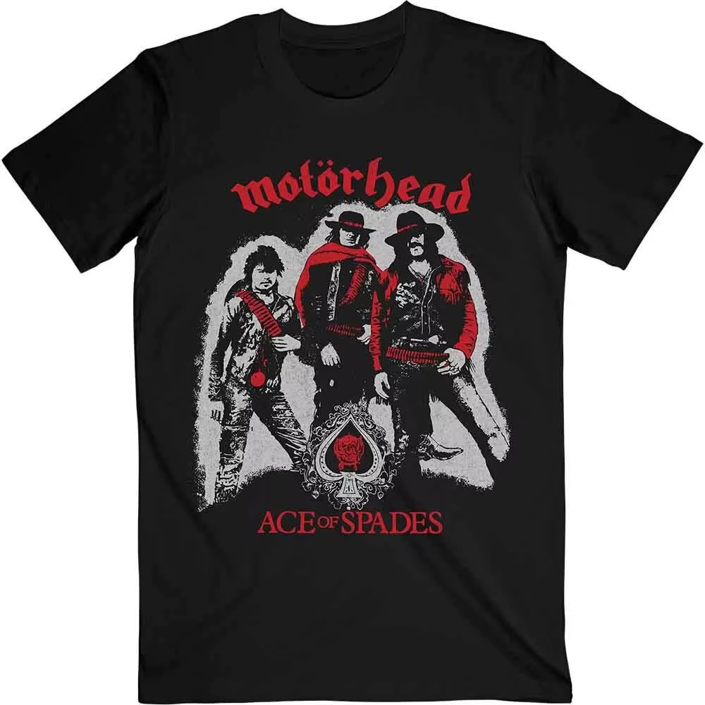 Nouveauté 2026 T-shirts unisexe en coton à manches courtes, style bande dessinée Motorhead, motif ro