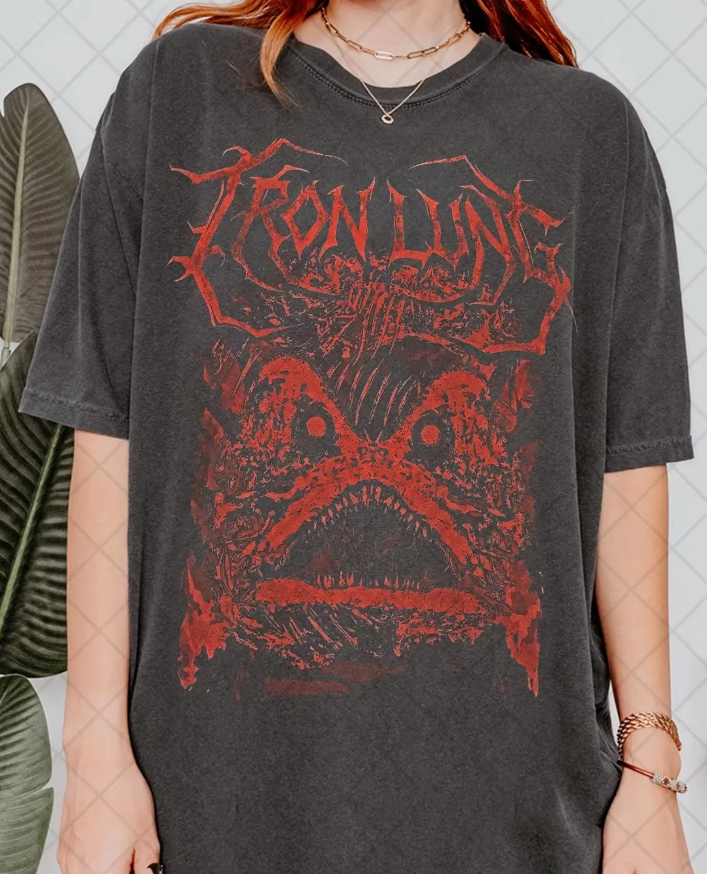 T-shirt rétro des années 90 Iron Lung sur le thème des films d'horreur, T-shirt sur le thème des fil