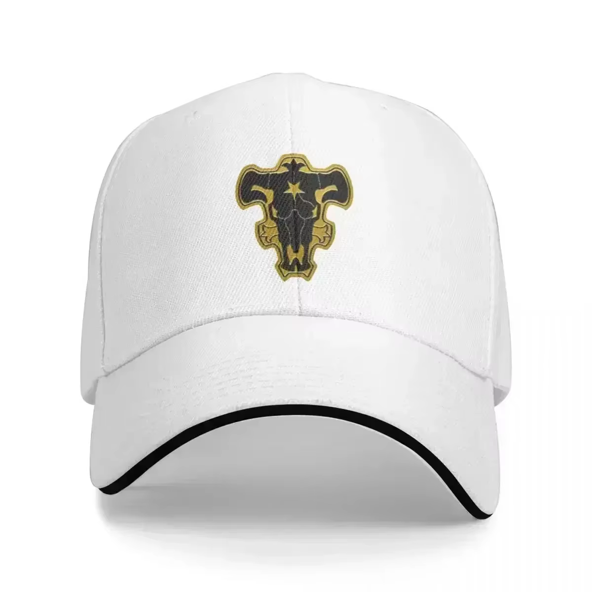 Casquette Black Clover Fanart Of Black Bulls Emblem, casquette de baseball décontractée à la mode, c