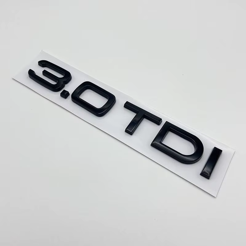 Autocollant 3D ABS 2.0 3.0 TDI pour coffre de voiture, lettres de Logo, Badge de déplacement, emblèm