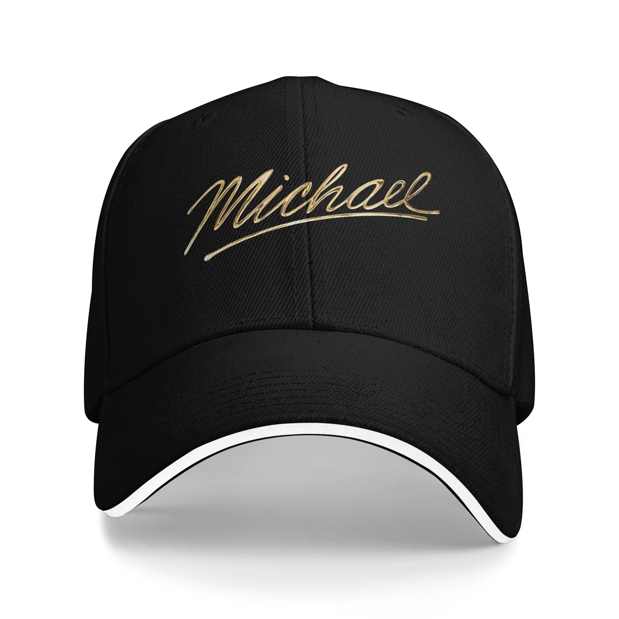 Casquette de baseball Michael Biopic Logo MJ, style décontracté, unisexe, type camionneur, personnal