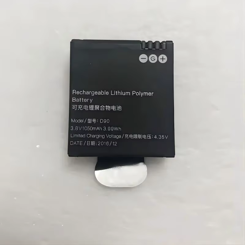 Batterie authentique 3.8V 1050mAh pour caméra d'action AEE D90 S90 S91B Lyfe Series