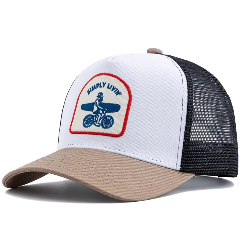 Casquette de baseball unisexe brodée en maille respirante, protection solaire estivale, tendance, po