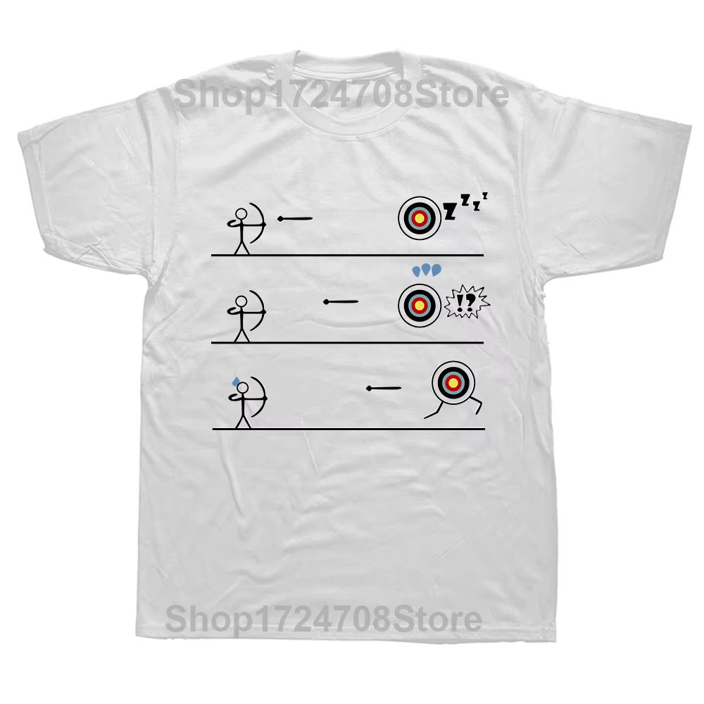 T-shirt à col rond et manches courtes pour la chasse à l'arc, vêtements décontractés et basiques