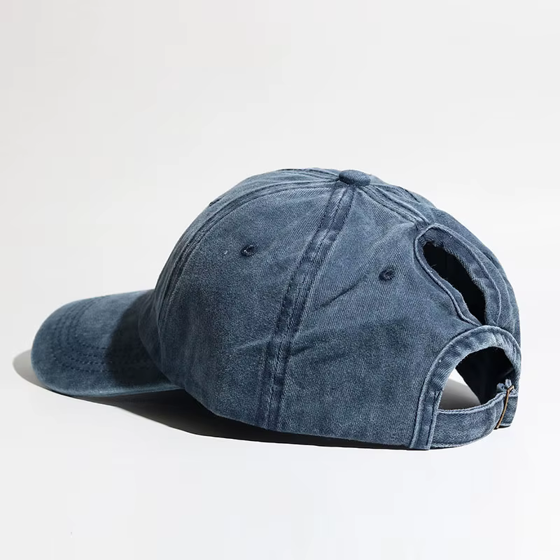 Casquette de baseball pour femme avec motif queue de cheval adaptée aux sports de plein air, course 