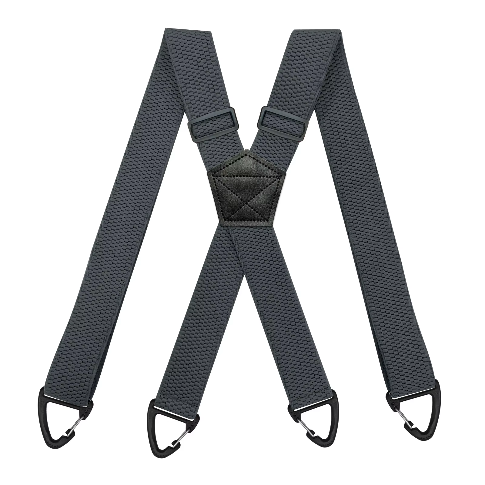 Bretelles robustes pour hommes, travail de motard en plein air, dos en X de 3.8cm de large avec 4 mo