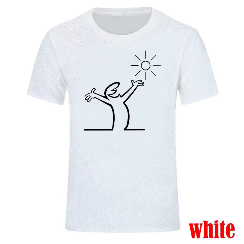 Lineman Summer La Linea T-shirt pour hommes et femmes, en coton, décontracté, col rond, Badum, vêtem