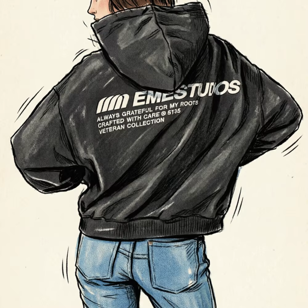 Sweat-shirt en coton de qualité EME Embroidery Hoodie Fashion pour homme/femme |   Voir des photos r