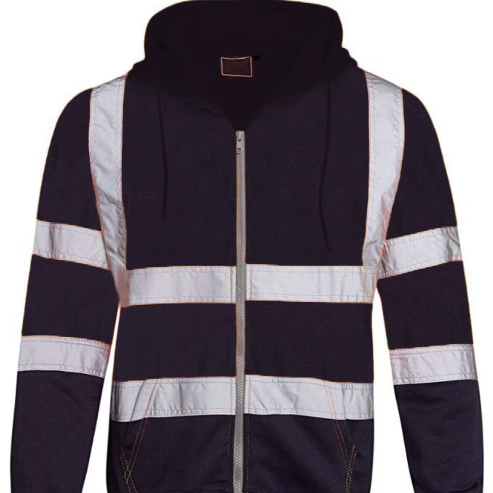 Sweat à capuche assressentiavec bandes de coulée, sweat-shirt à fermeture éclair, vêtements de trava
