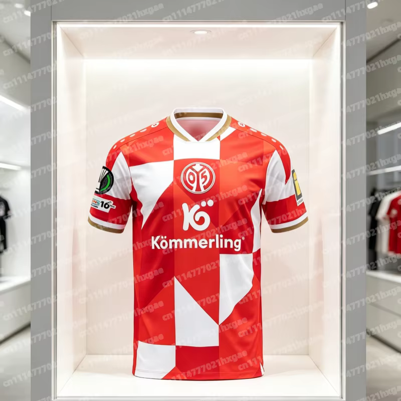Maillot de football extérieur Mainz 05 2026 pour homme, version supporter respirante et douce à manc