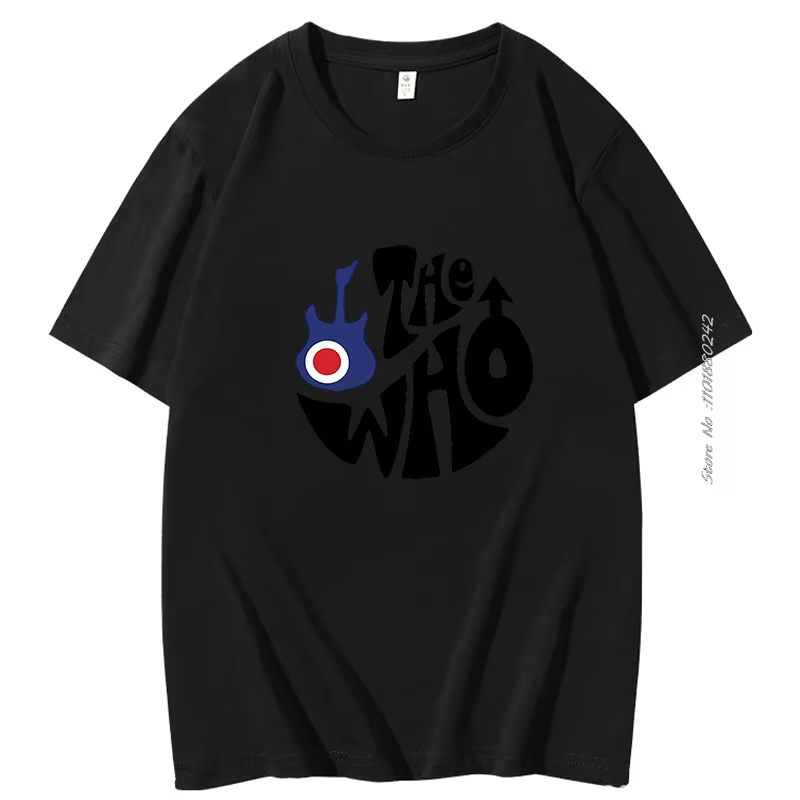 Classique The Who Rock Band graphique T-Shirts nouveauté à manches courtes femmes T-Shirts populaire