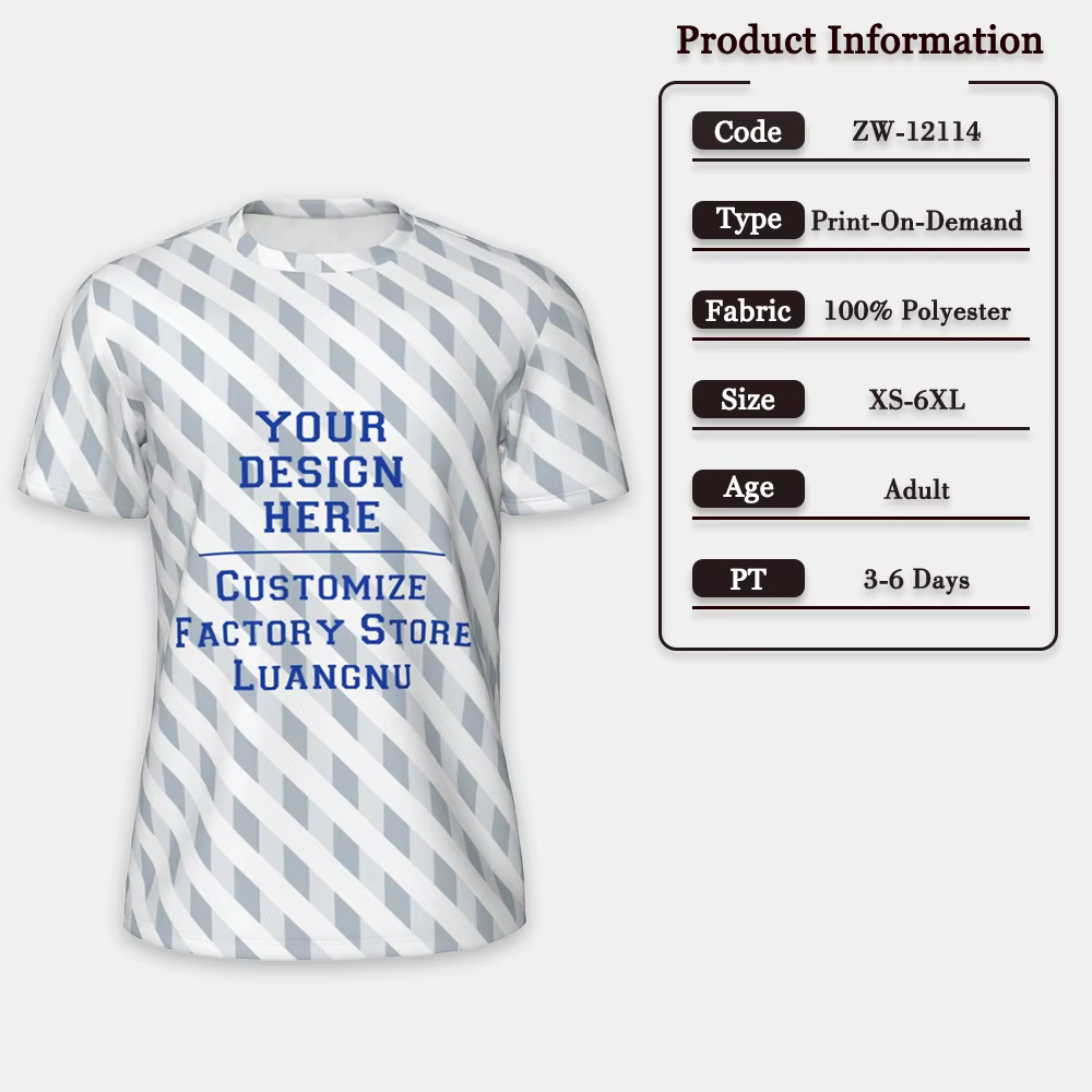 T-shirt personnalisé, tee-shirt sur mesure, impression DIY de votre photo, logo de marque, texte, vê