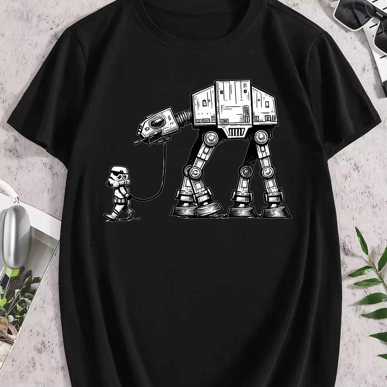 STAR WARS Officiel AT-AT Walker Vintage Star Wars T-shirts pour hommes et femmes, t-shirts pour enfa