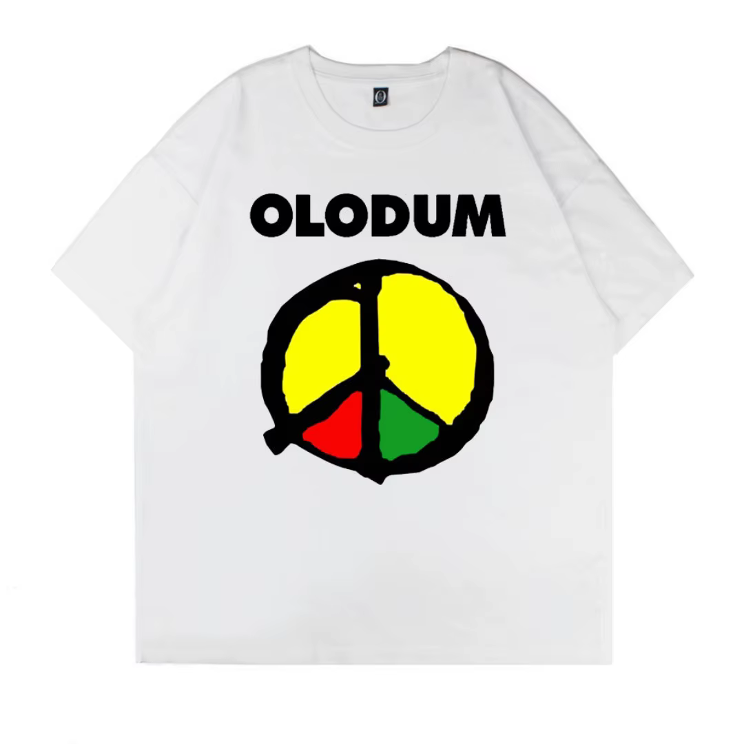 T-shirt en coton pour hommes et femmes, Michael Jackson's Peace and Love Anti War OLODUM Music Rock,