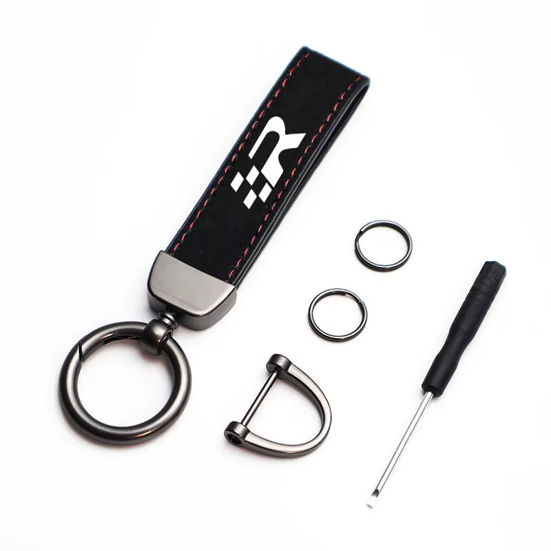 JOFashion-Porte-clés de voiture en fer à cheval durable pour hommes et femmes, porte-clés de luxe, c