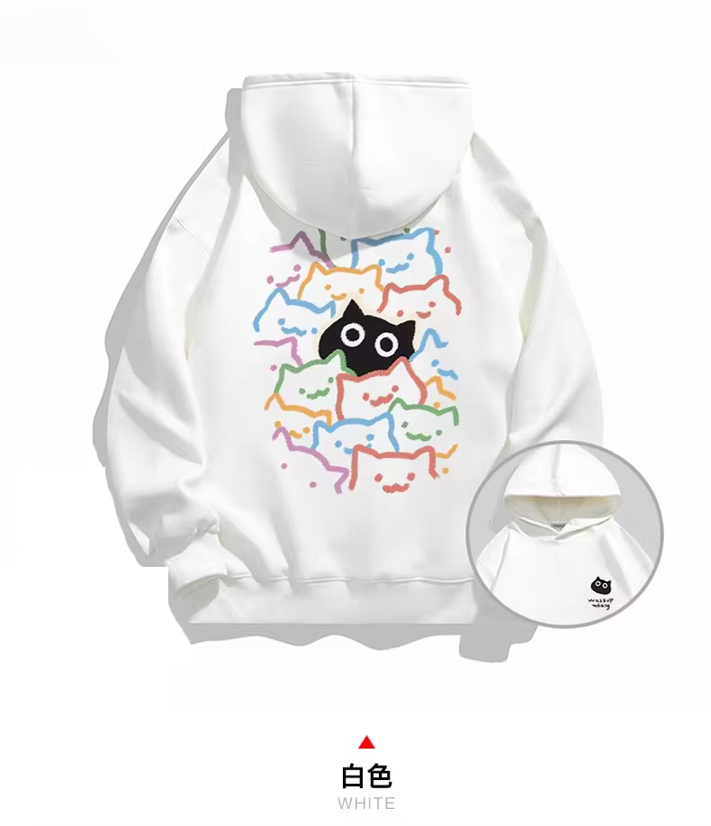 Nouveau Sweat à Capuche Tendance Marque Cat pour Hommes et Femmes - Collection Automne Hiver 2026 - 