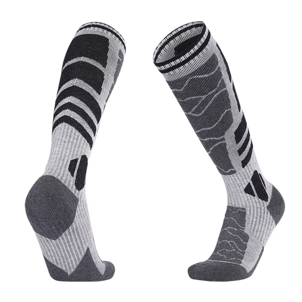 1 paire laine mérinos coton hiver hommes chaussettes de Ski chaudes plus épais sport Snowboard cycli