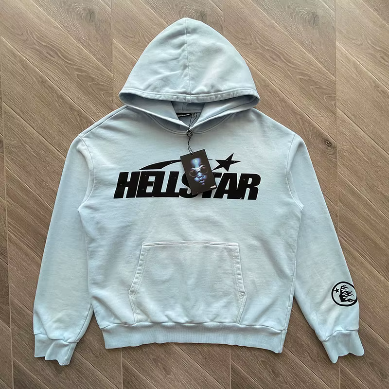 HS Fire Sky Sweat à capuche bleu Lavage Pull à capuche pour l'industrie lourde