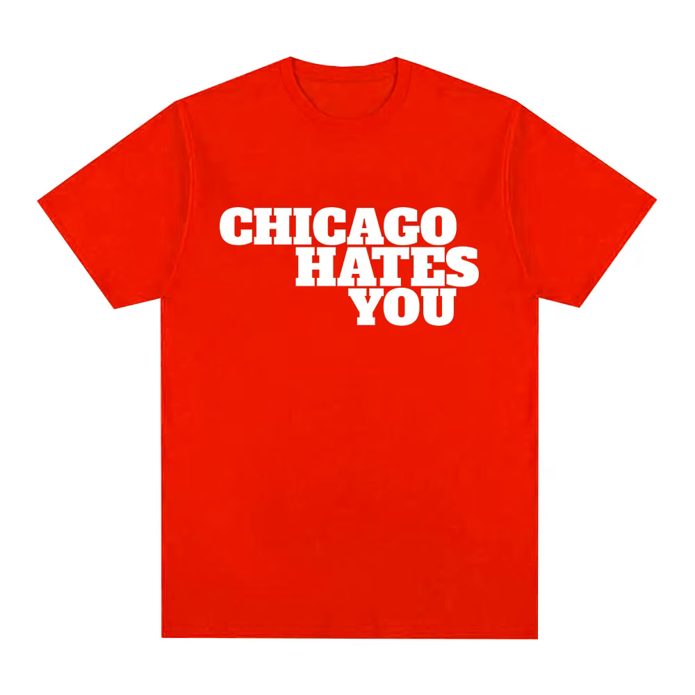 Rappeur chef Keef Chicago déteste vous même Style T-shirt hommes mode Hip Hop surdimensionné T-shirt