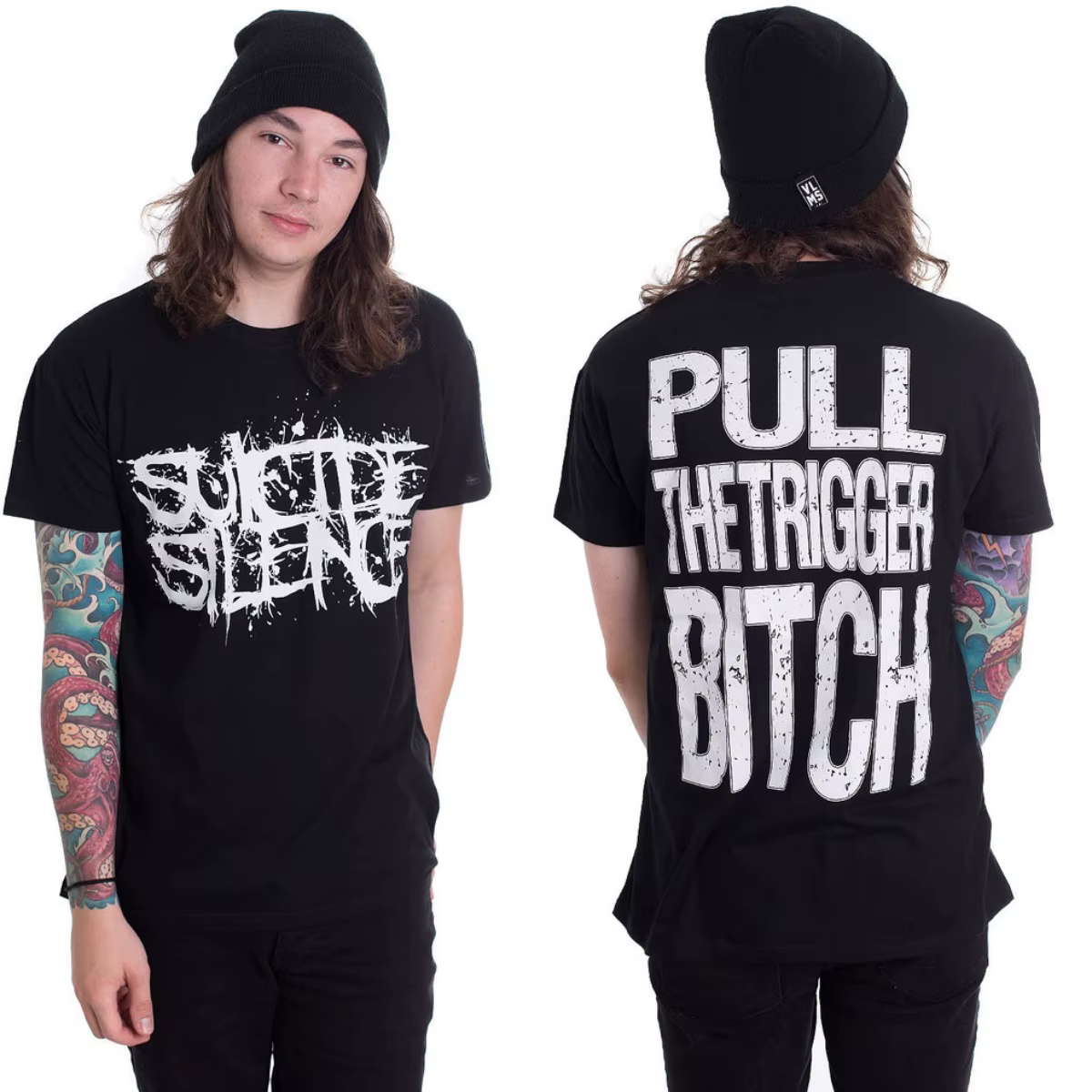 T-shirt en coton unisexe à manches courtes avec motif Suicide Silence, tendance, de marque, de luxe,