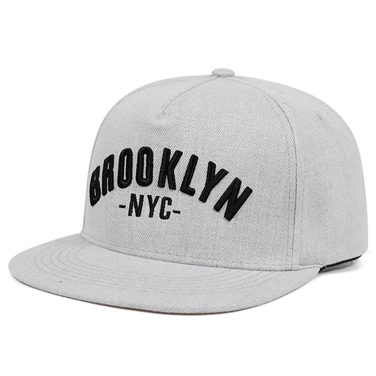 Casquette de baseball unisexe brodée Brooklyn, style hip-hop, casquette snapback unie, casquette sna