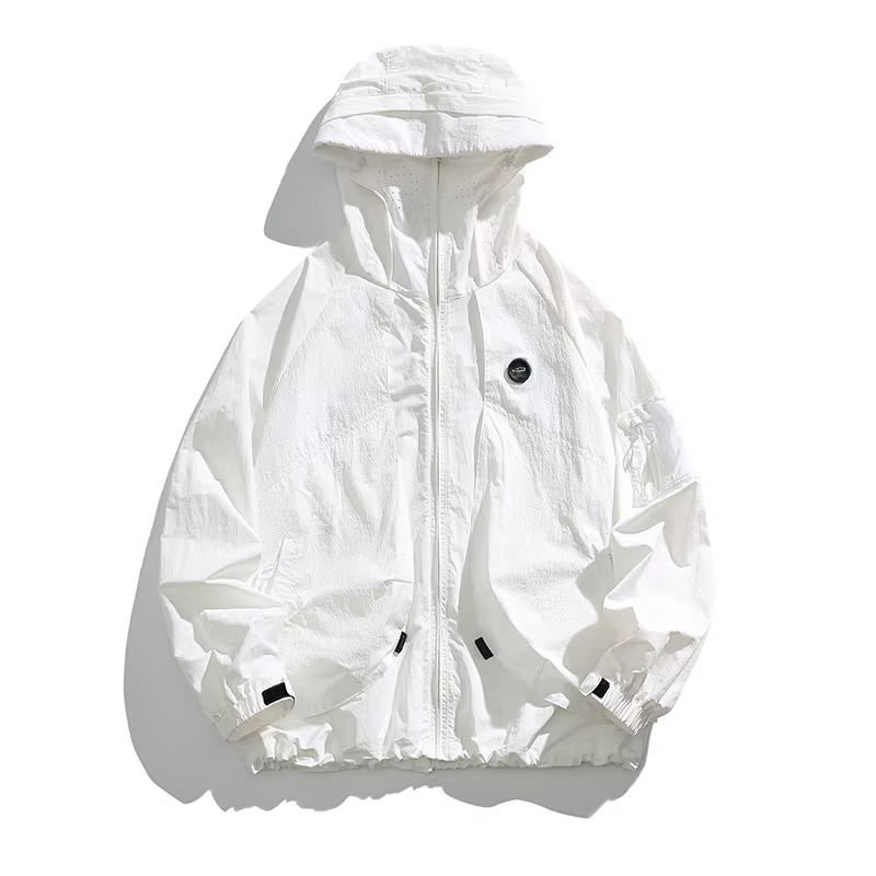 Veste de montagne pour homme, style fonctionnel américain, à capuche, 3-en-1, résistante aux intempé