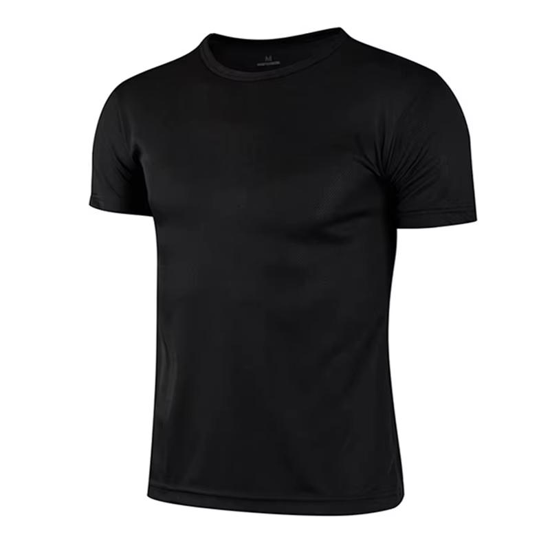 T-shirt d'été pour hommes, blanc, décontracté, haut à manches courtes, respirant, séchage rapide, ch
