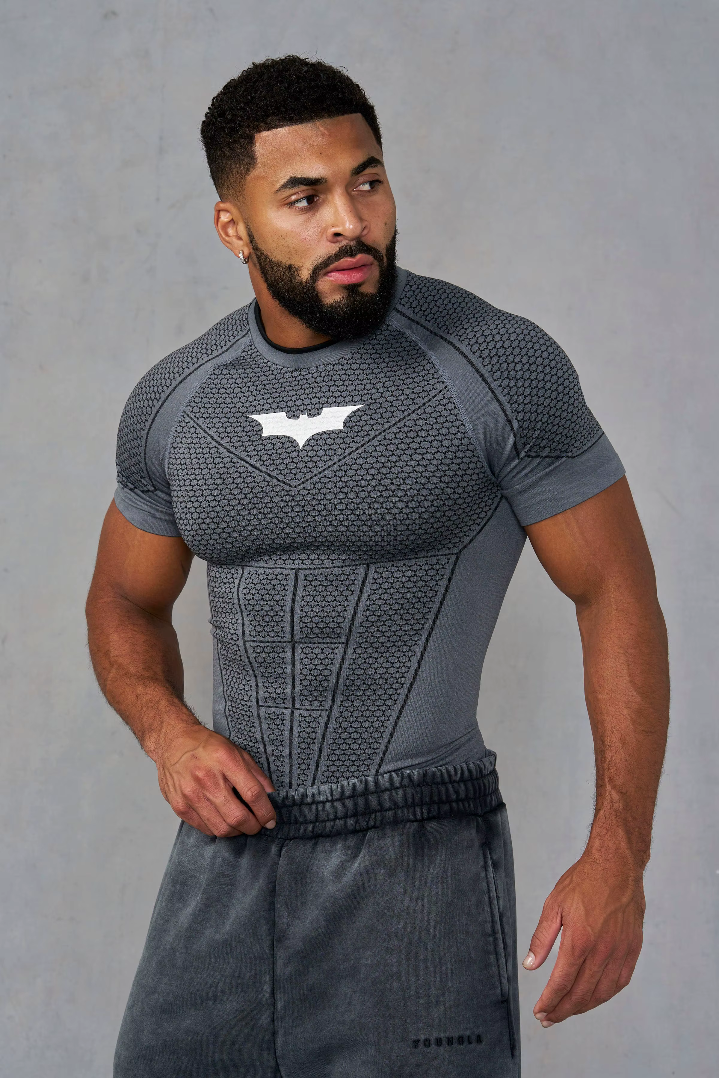 Été nouveau T-shirt serré pour hommes survêtement YA sport Fitness sensation de glace ajustement ser