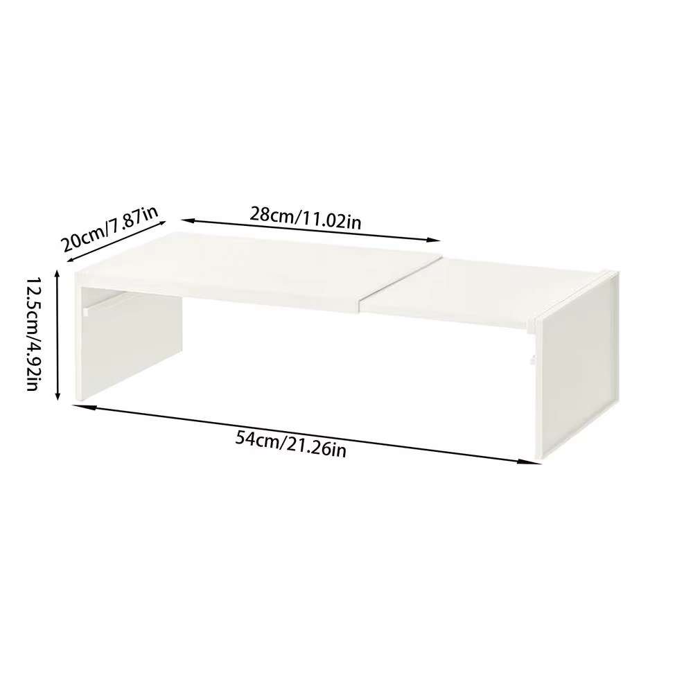 Étagère de rangement extensible et empilable pour armoire, étagère superposable, gain de place, robu