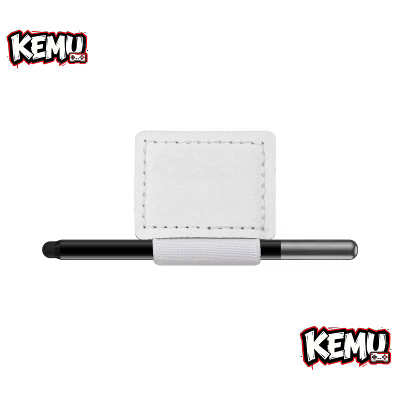 Clip de stylo blanc et stylet tactile noir, Kit d'accessoires complet pour console de jeu portable à