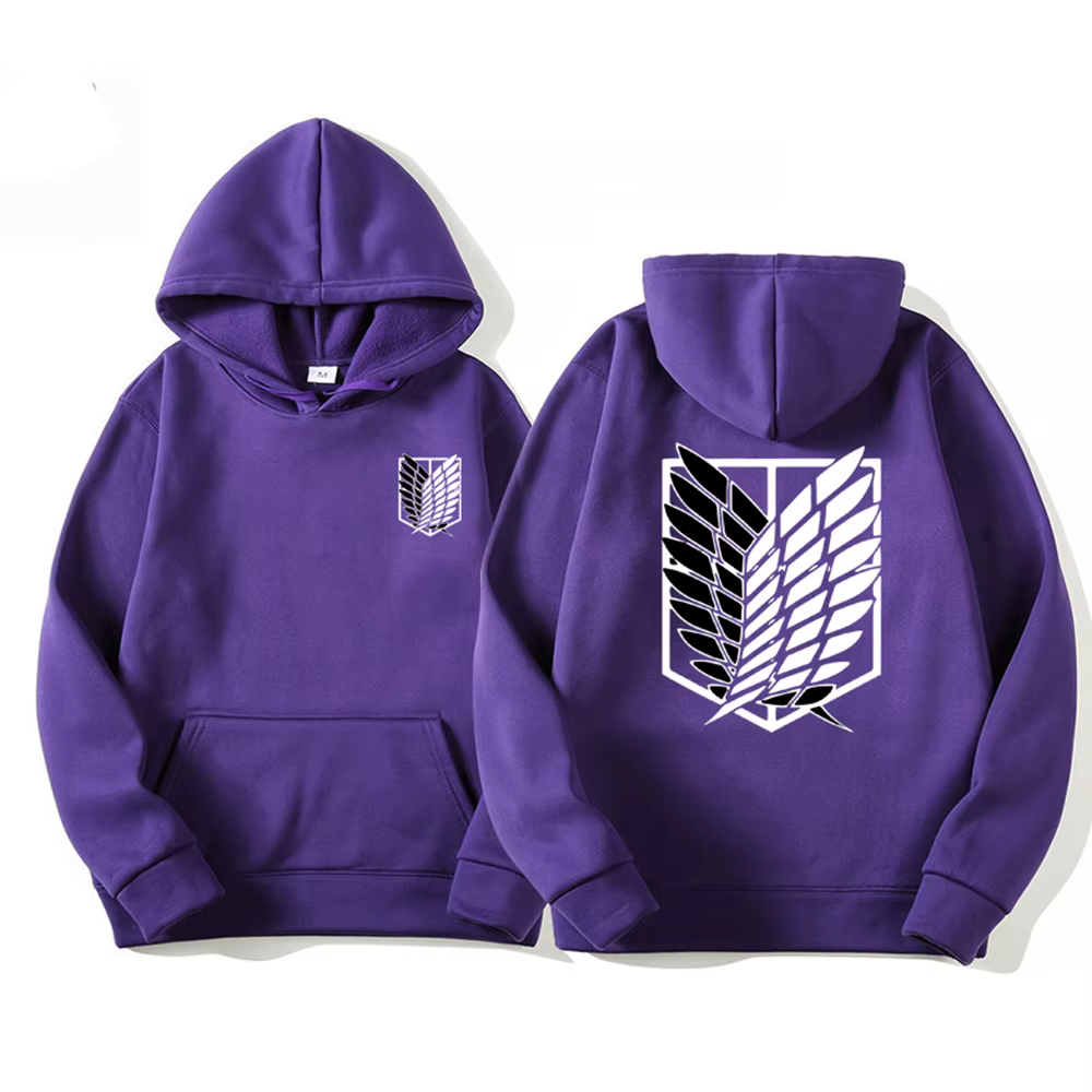 Sweat-Shirt à Capuche Attaque des Titans pour Homme et Femme, Vêtement Streetwear, Harajuku, Shingek