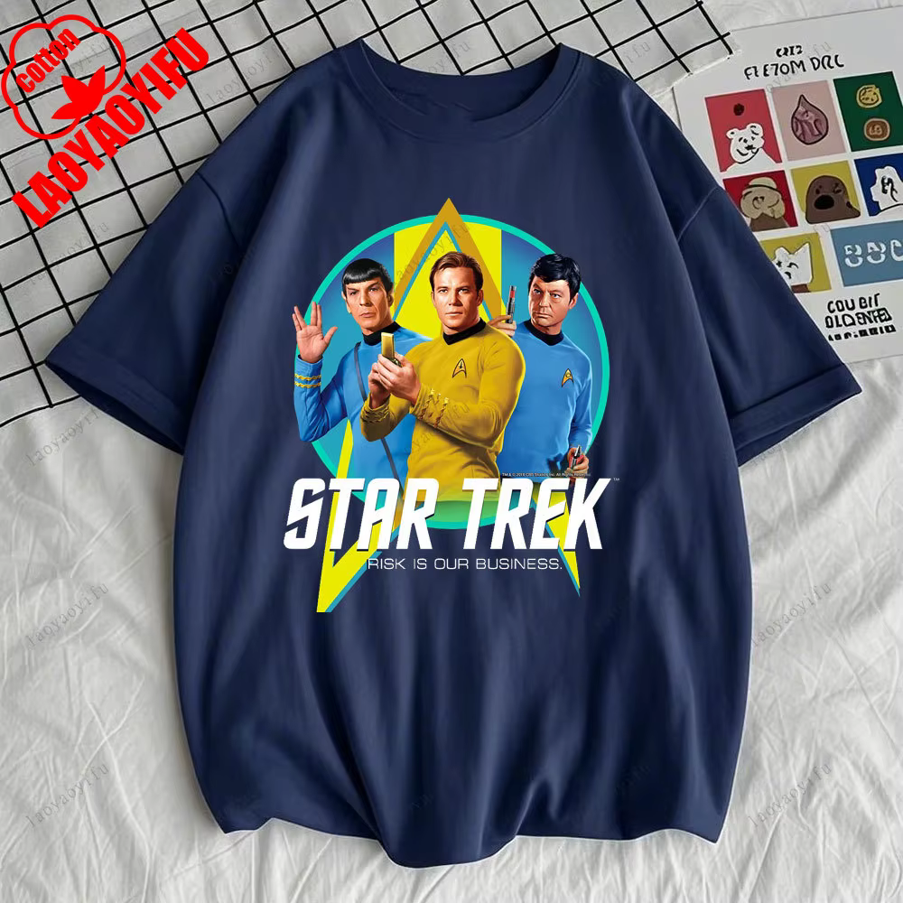 Star Trek t-shirt été hommes t-shirt Star Trek série TV et films t-shirt haute qualité coton confort