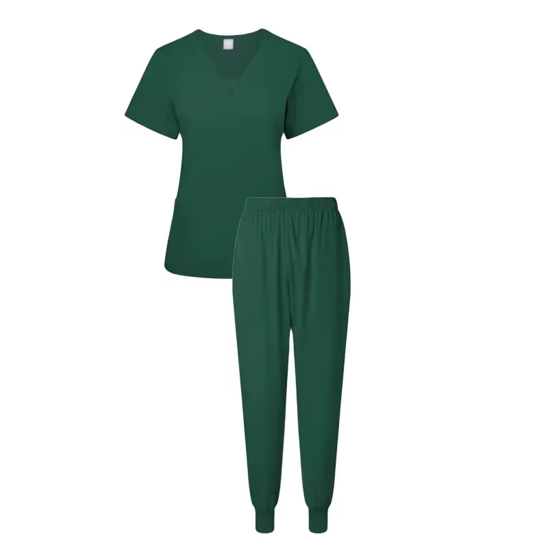 Nouveaux uniformes d'infirmière de médecin blanc de soins infirmiers femmes hommes gommages ensemble