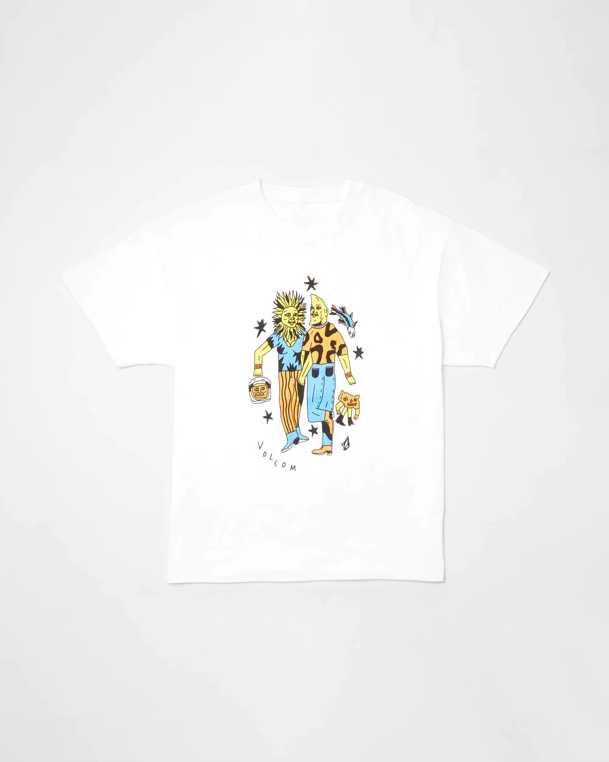 Volcom – T-Shirt en coton pour hommes et femmes, marque de sports extrêmes, skateboard, surf, Street