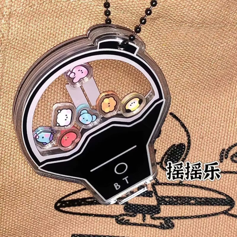 Bâtons de soutien Kawaii BT21 Idol Cartoon, Clés à bascule, Accessoires de sacs mignons, Marchandise