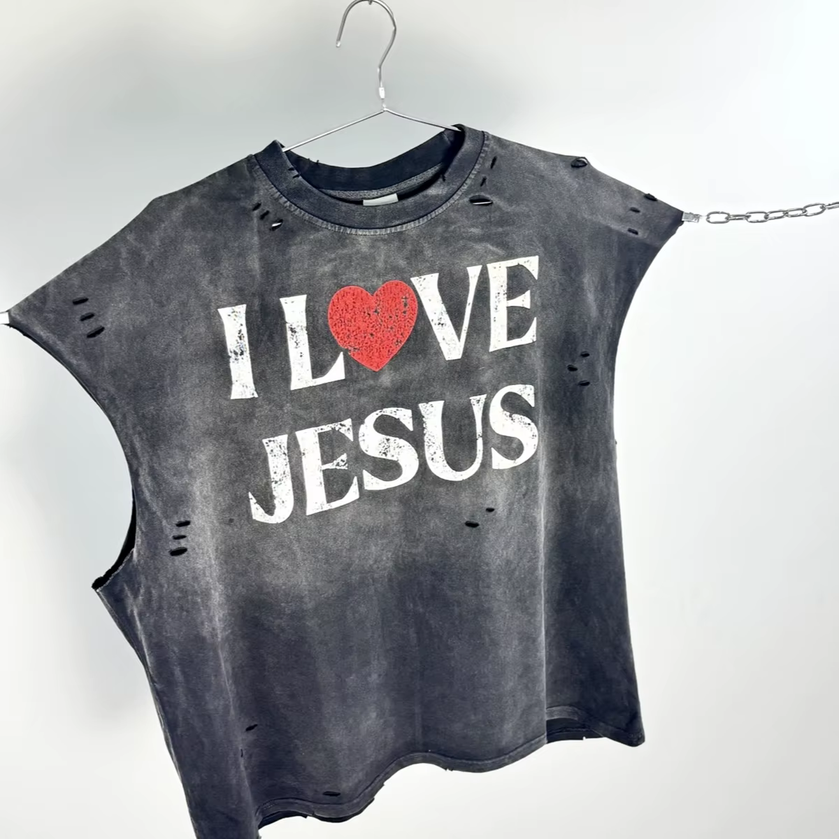 Yao mode rétro Vintage 100% coton gilet Streetwear surdimensionné hauts hommes vêtements Simple lett