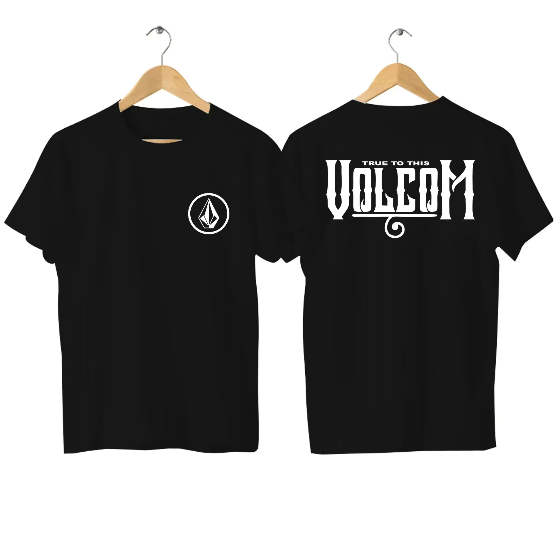 Vêtements pour hommes, t-shirt 100% coton unisexe, Volcom Stone, style américain décontracté, tendan