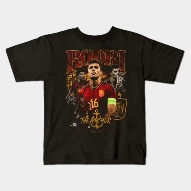 T-shirt en coton classique inspiré de Rodri pour hommes et femmes, t-shirt graphique pour fans du Ma