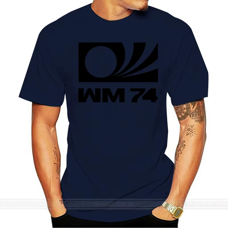 T-shirt décontracté imprimé Fussball pour hommes, Wm 74, T-shirt rétro, Allemagne 1974, S-XL, Marque