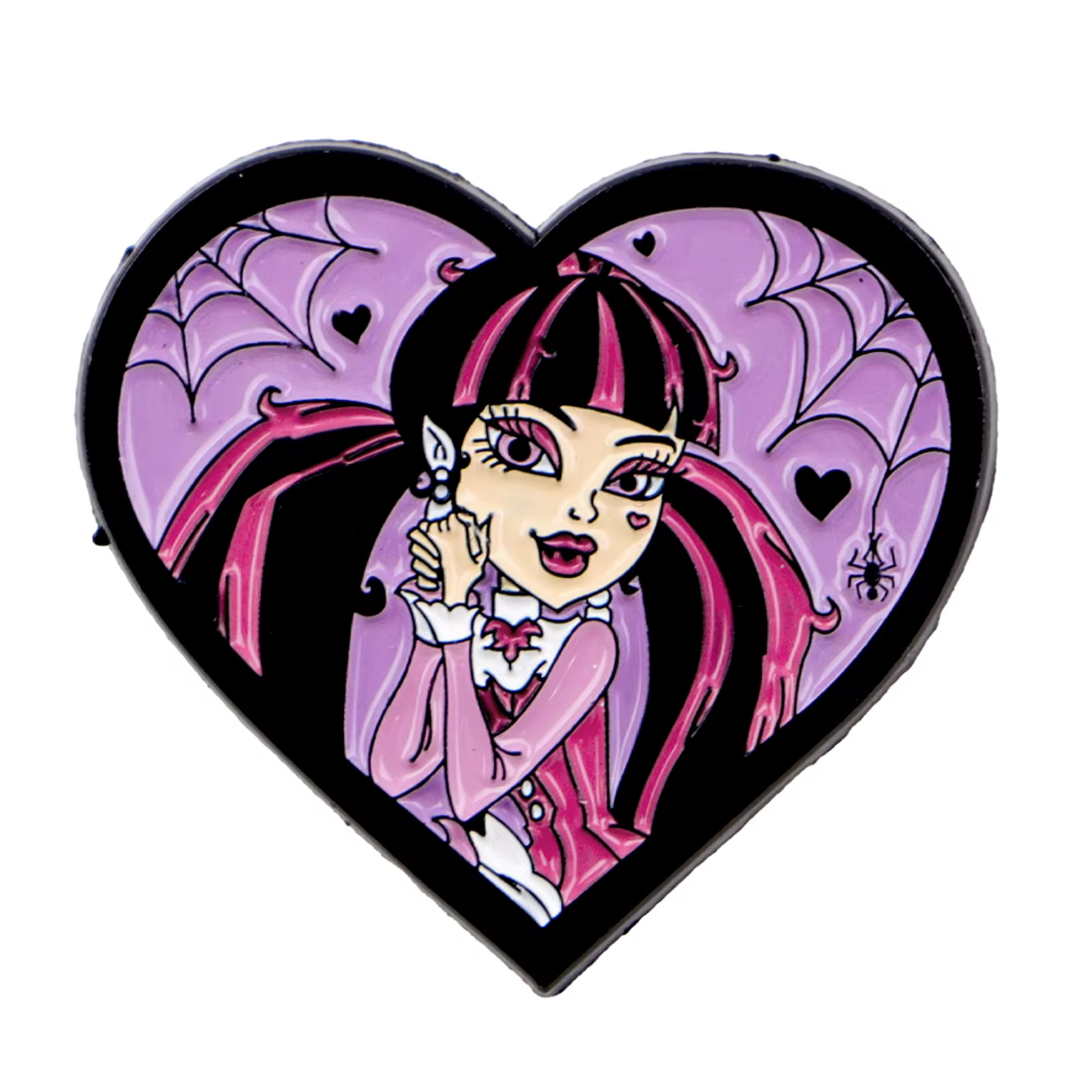 Broche en émail pour fille elfe de dessin animé, Badge mignon sur sac à dos, épingles à revers, broc
