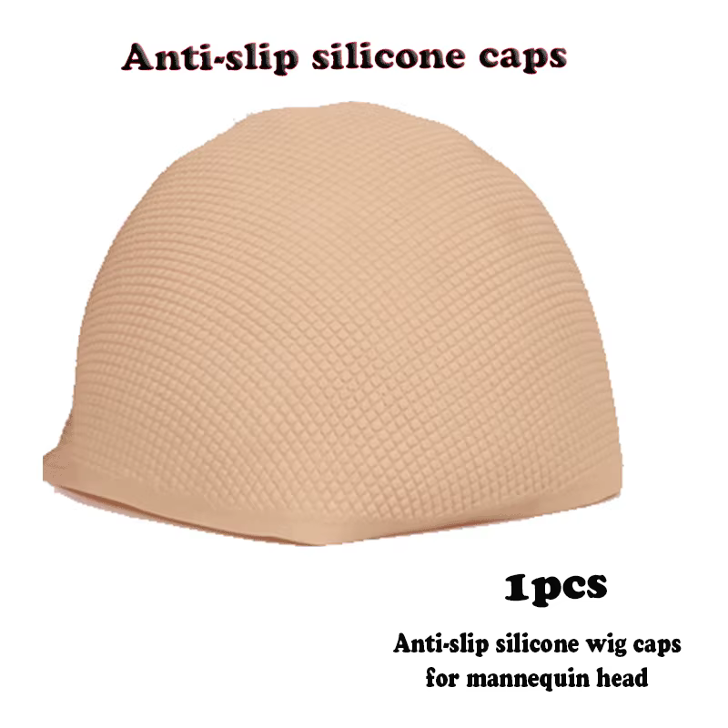 DAHIFY-Bonnet Universel en Silicone Antidérapant pour Tête de Mannequin, Chapeau Professionnel en PV