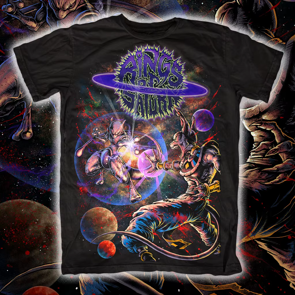 T-shirt unisexe en coton à motif 'Fit Rings of Saturn', manches courtes, été, marque de mode, luxe, 