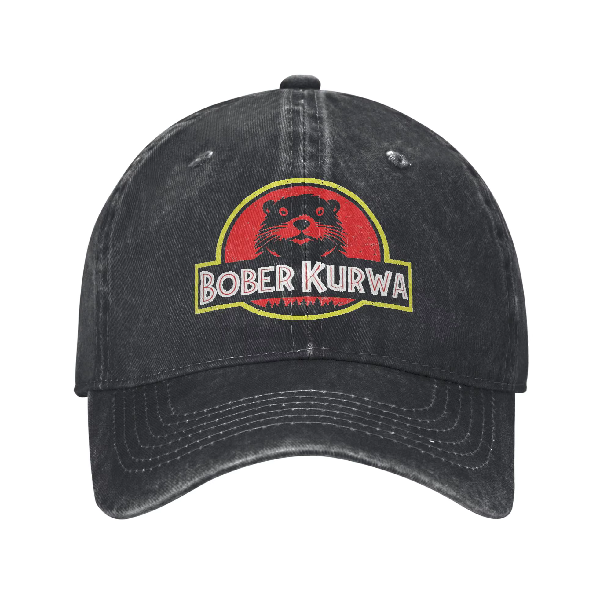 Casquettes de baseball Bobr Bober Kurwa Beaver Boberek pour hommes et femmes, en jean délavé, style 